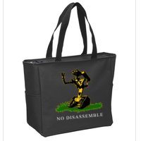 No Disassemble Robot Zip Tote Bag