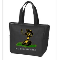 No Disassemble Robot Zip Tote Bag