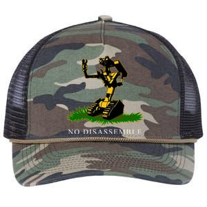 No Disassemble Robot Retro Rope Trucker Hat Cap