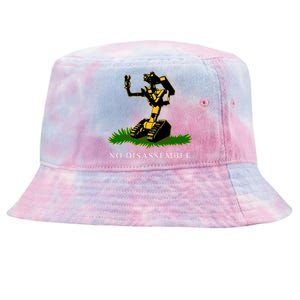 No Disassemble Robot Tie-Dyed Bucket Hat