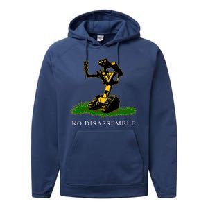 No Disassemble Robot Performance Fleece Hoodie