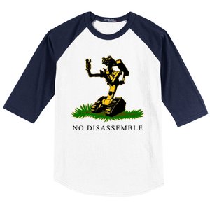 No Disassemble Robot Baseball Sleeve Shirt