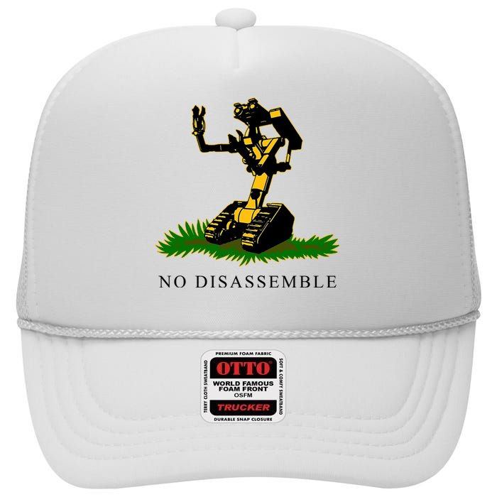 No Disassemble Robot High Crown Mesh Back Trucker Hat