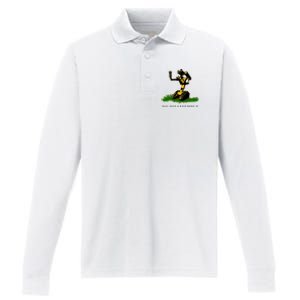 No Disassemble Robot Performance Long Sleeve Polo