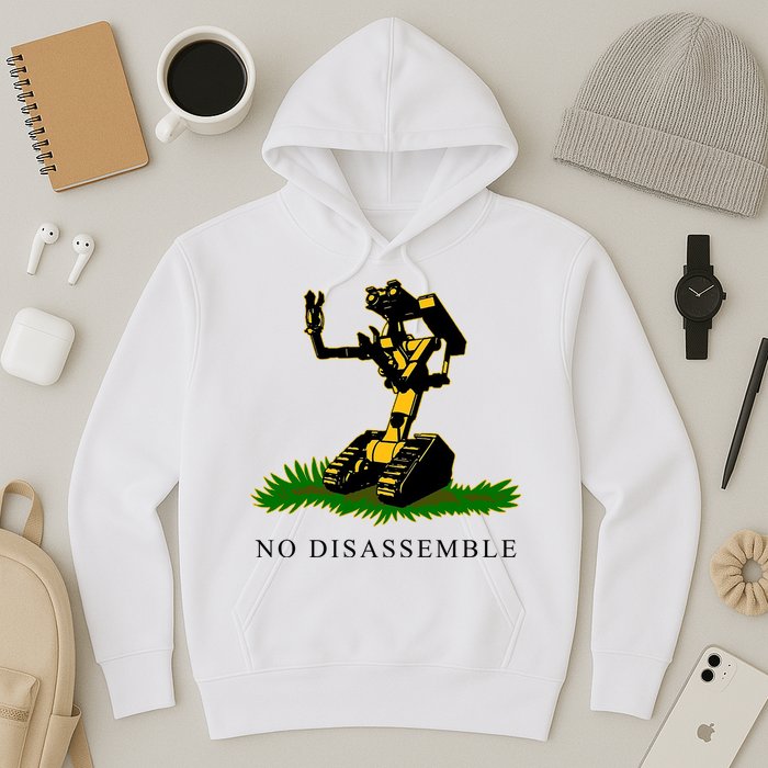 No Disassemble Robot Hoodie
