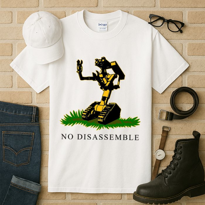 No Disassemble Robot Tall T-Shirt