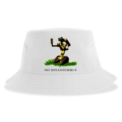 No Disassemble Robot Sustainable Bucket Hat