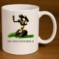 No Disassemble Robot 11oz C Handle Ceramic Mug