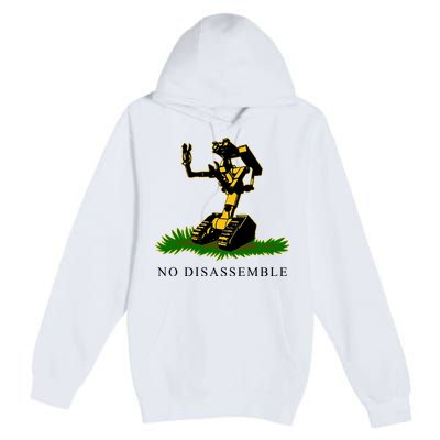 No Disassemble Robot Premium Pullover Hoodie