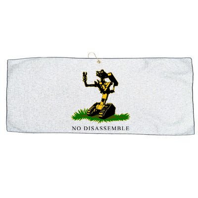 No Disassemble Robot Large Microfiber Waffle Golf Towel