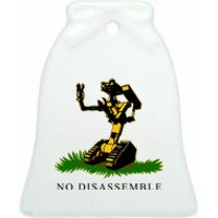 No Disassemble Robot Ceramic Bell Ornament