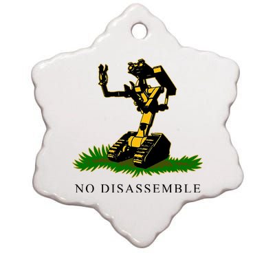 No Disassemble Robot Ceramic Star Ornament