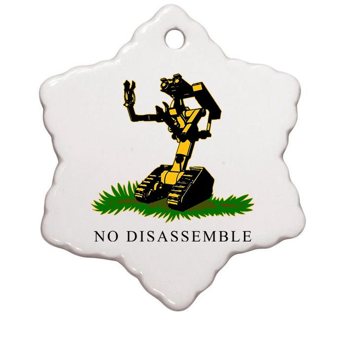 No Disassemble Robot Ceramic Star Ornament