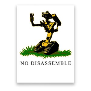 No Disassemble Robot Poster