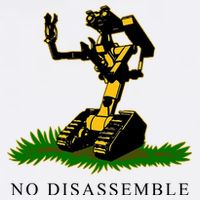 No Disassemble Robot Poster