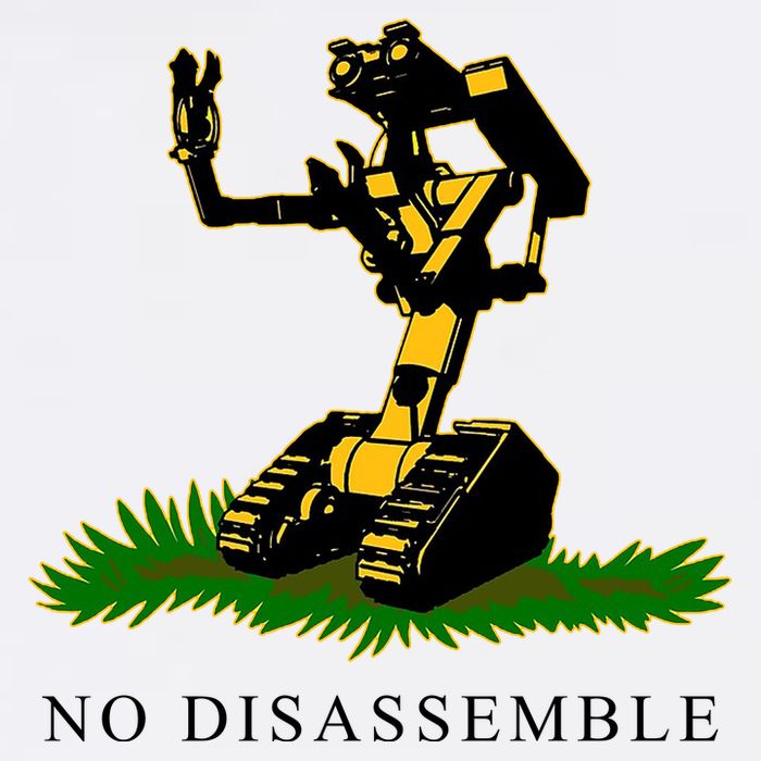 No Disassemble Robot Poster