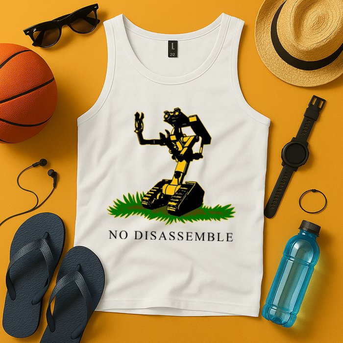 No Disassemble Robot Tank Top