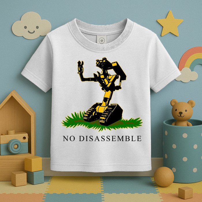 No Disassemble Robot Toddler T-Shirt