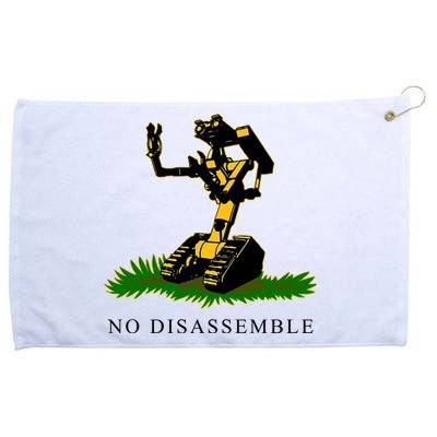 No Disassemble Robot Grommeted Golf Towel