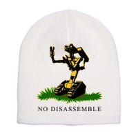 No Disassemble Robot Short Acrylic Beanie