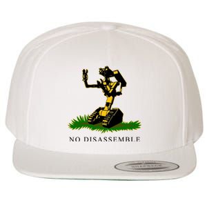 No Disassemble Robot Wool Snapback Cap