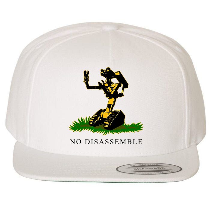 No Disassemble Robot Wool Snapback Cap