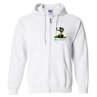 No Disassemble Robot Full Zip Hoodie