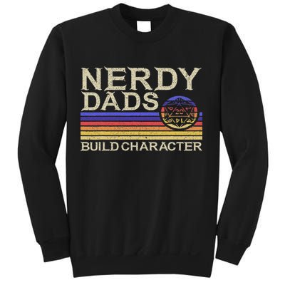 Nerdy Dad Rpg Gaming D20 Tabletop Games Funny Rpg Gamer Sweatshirt