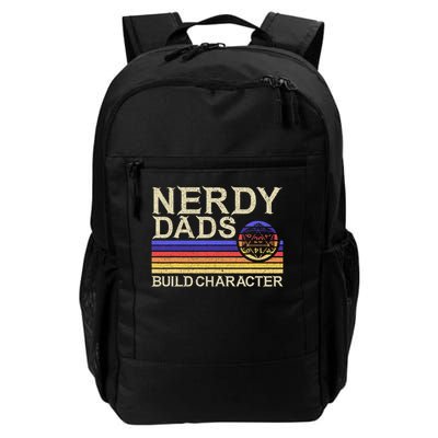 Nerdy Dad Rpg Gaming D20 Tabletop Games Funny Rpg Gamer Daily Commute Backpack