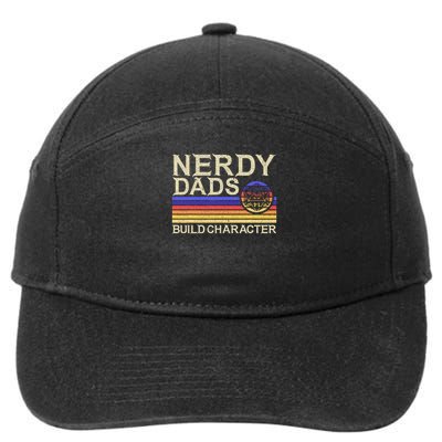 Nerdy Dad Rpg Gaming D20 Tabletop Games Funny Rpg Gamer 7-Panel Snapback Hat