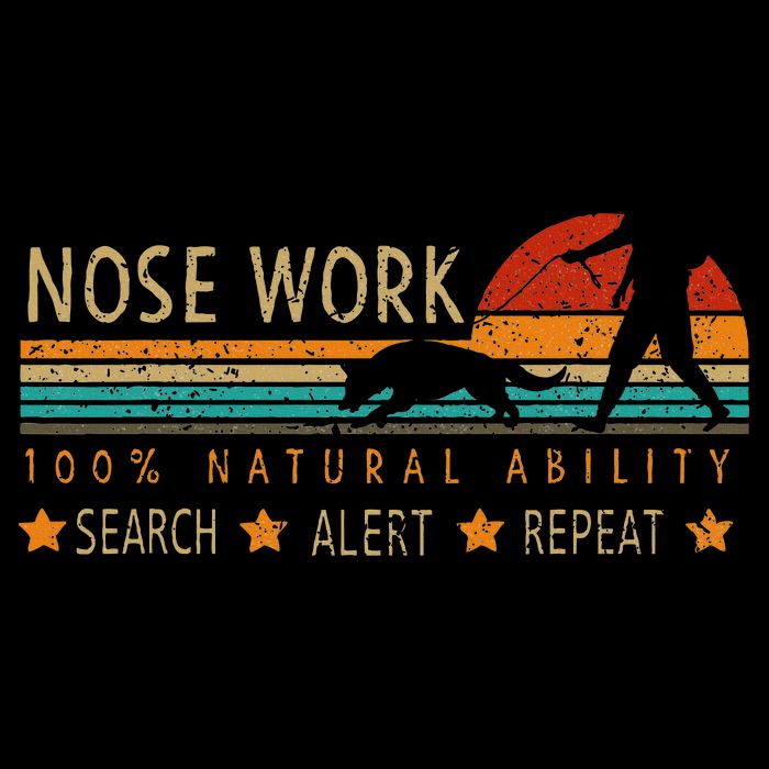 Nosework Dog Sport Training Nose Work Scent Work For Dogs Poster