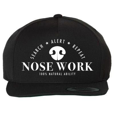 Nosework Dog Sport Training Nose Work Scent Work For Dogs Wool Snapback Cap