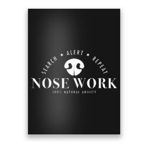 Nosework Dog Sport Training Nose Work Scent Work For Dogs Poster