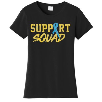 National Down Syndrome Awareness Month Support Squad T21 Women's T-Shirt