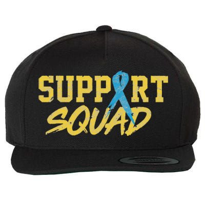 National Down Syndrome Awareness Month Support Squad T21 Wool Snapback Cap