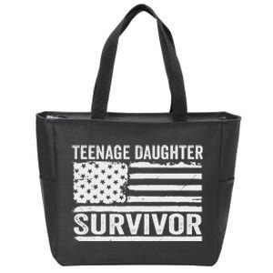 Nage Daughter Survivor Zip Tote Bag