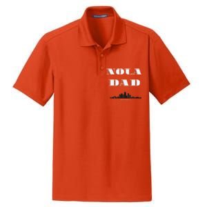 Nola Dad Support Never Forget Nola Orleans Strong Dry Zone Grid Polo