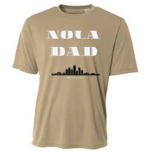 Nola Dad Support Never Forget Nola Orleans Strong Cooling Performance Crew T-Shirt