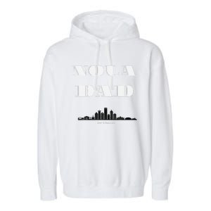 Nola Dad Support Never Forget Nola Orleans Strong Garment-Dyed Fleece Hoodie