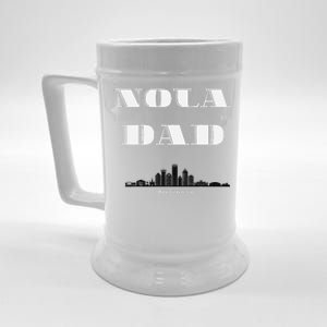 Nola Dad Support Never Forget Nola Orleans Strong Beer Stein