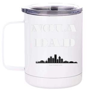 Nola Dad Support Never Forget Nola Orleans Strong 12 oz Stainless Steel Tumbler Cup