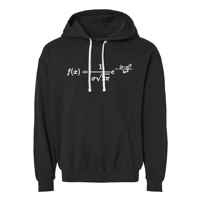 Normal Distribution Statistics Probablity Data Analyst Joke Meaningful Gift Garment-Dyed Fleece Hoodie