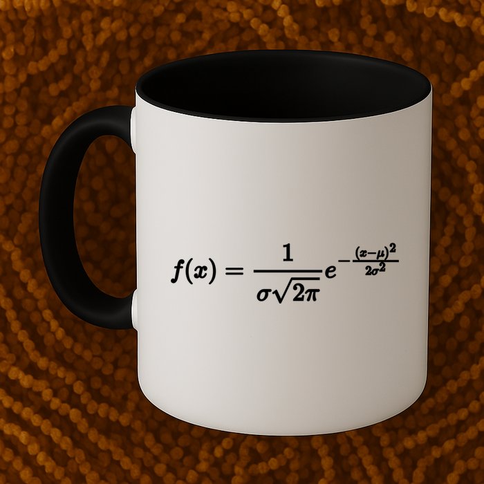 Normal Distribution Statistics Probablity Data Analyst Joke Meaningful Gift Mug