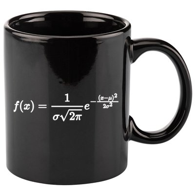 Normal Distribution Statistics Probablity Data Analyst Joke Meaningful Gift 11oz C Handle Ceramic Mug
