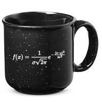 Normal Distribution Statistics Probablity Data Analyst Joke Meaningful Gift 15oz Campfire Ceramic Mug