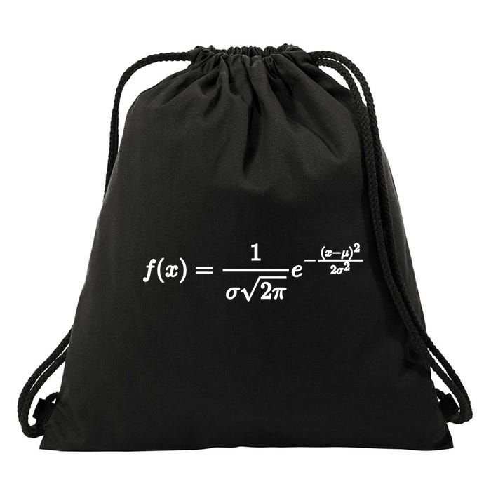 Normal Distribution Statistics Probablity Data Analyst Joke Meaningful Gift Drawstring Bag
