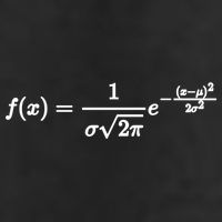 Normal Distribution Statistics Probablity Data Analyst Joke Meaningful Gift 25L Jumbo Tote