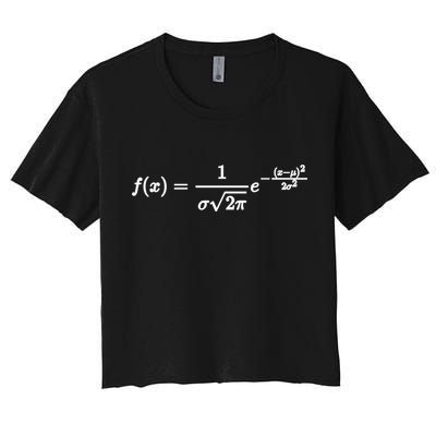 Normal Distribution Statistics Probablity Data Analyst Joke Meaningful Gift Crop Top