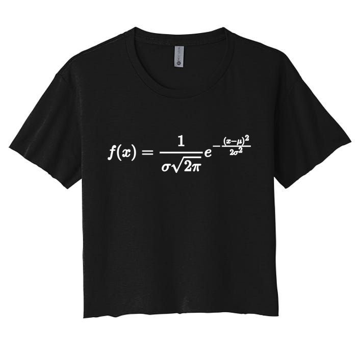 Normal Distribution Statistics Probablity Data Analyst Joke Meaningful Gift Crop Top
