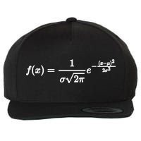 Normal Distribution Statistics Probablity Data Analyst Joke Meaningful Gift Wool Snapback Cap